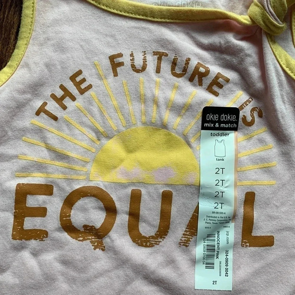 Okie Dokie Toddler Graphic Tank Top 2T - Picture 3 of 6